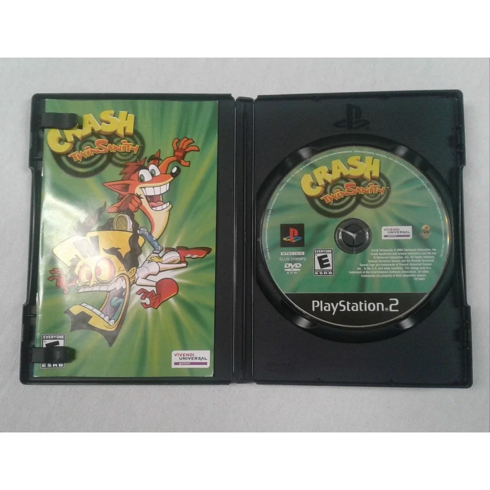 Crash TwinSanity - Sony Playstation 2 (PS2) Video Game